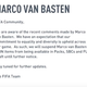 Imagen para el artículo titulado Eliminan a Marco van Basten del FIFA 20 por hacer una "broma" nazi